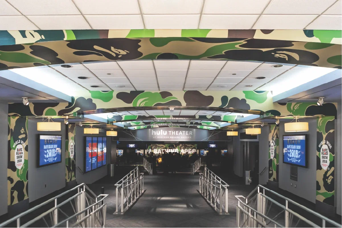 25th Year Anniversary Bape Show Activation MSG