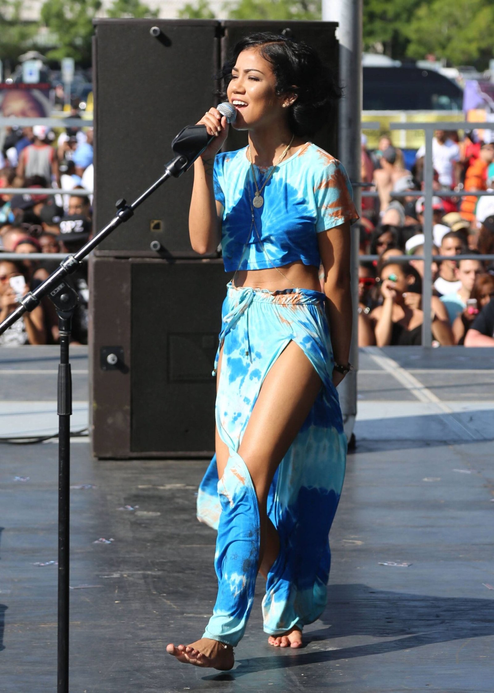 Jhené Aiko At Hot 97 Summer Jam