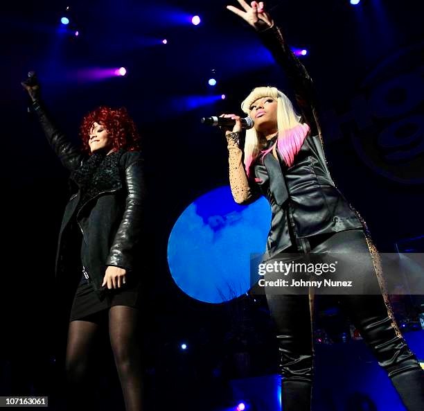 Nicki Minaj And Rihanna At Hammerstein Ballroom NYC
